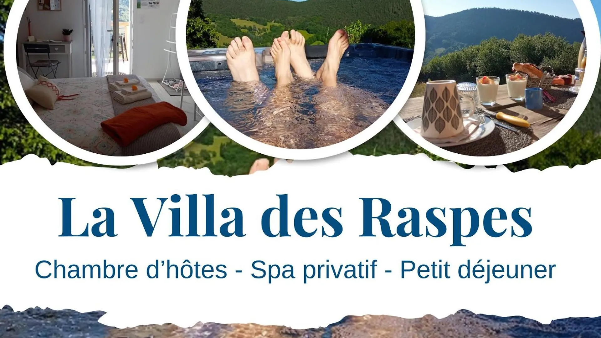 Bed & Breakfast La Villa Des Raspes - Sejour Bien Etre Et Spa - Reserve Aux Adultes Viala-du-Tarn
